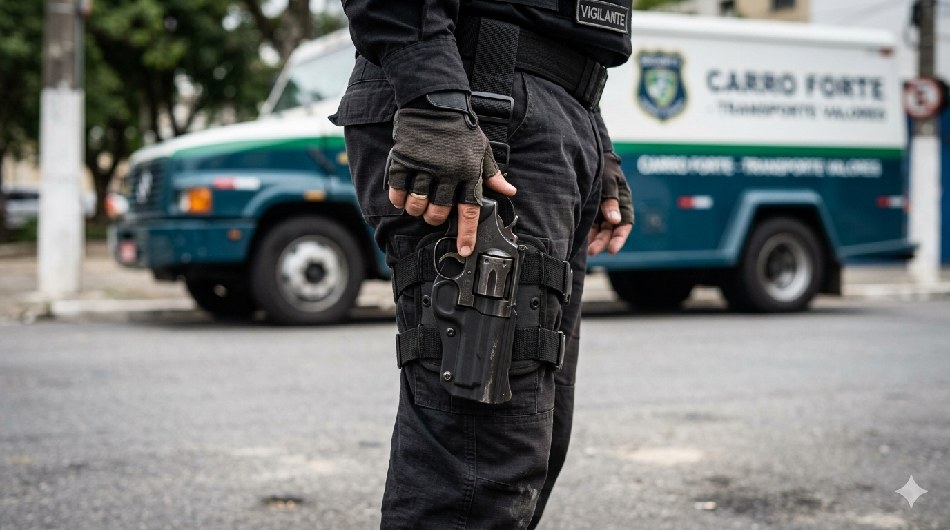 Um vigilante pode portar arma?